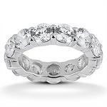 round diamond eternity band